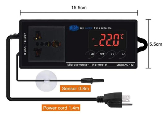 Termostato digital con sonda