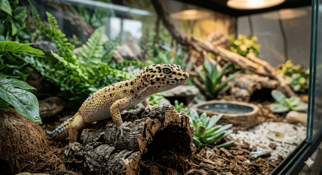 Guía completa para montar el terrario ideal de tu gecko leopardo (Eublepharis macularius)