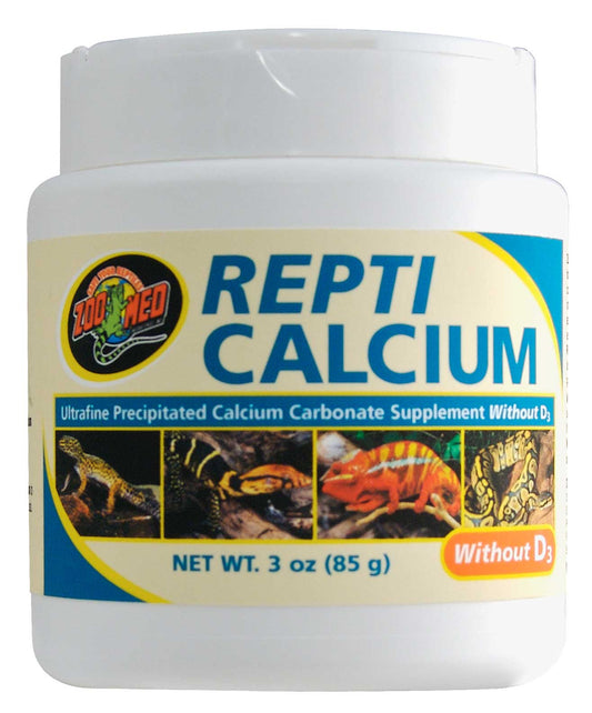 Calcium pour reptiles sans D3