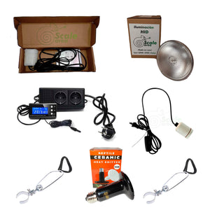 Kit de iluminacion HID para reptiles deserticos - profesional